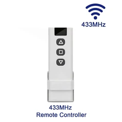 Smart WiFi Curtain Switch with Remote Control | Voice-Activated Automation (Remote Controller)