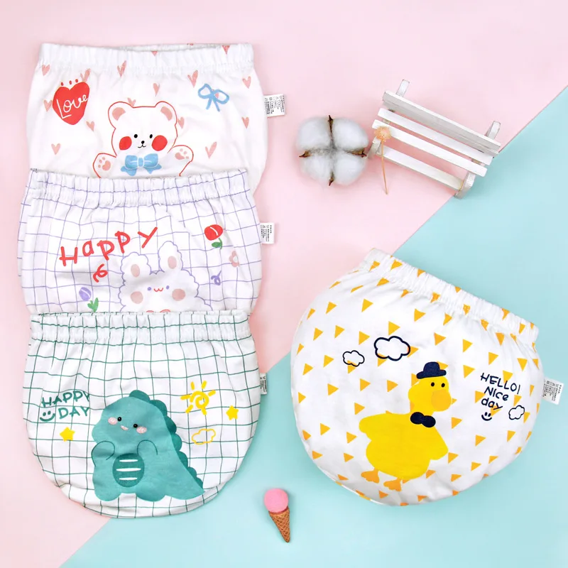 Kids 100% Cotton Underwear Panties Girls Baby Infant Cute Big Bow Shorts For Children Fashion High-Quality Underpants Gifts