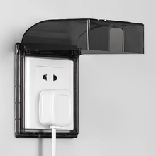 

Type 86 Adhesive Waterproof Socket Box Bathroom Switch Waterproof Cover Protective Cover Plug Water Blocking Protection Box