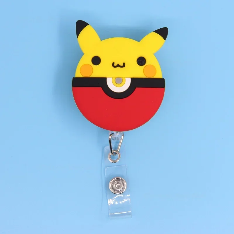 ポケモンピカチュウ Psyduck 漫画格納式 ID ストラップかわいいバッジ