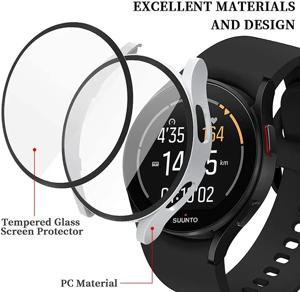 Enhanced Glass Case with All-Around Anti-Fall Protection and Screen Guard
