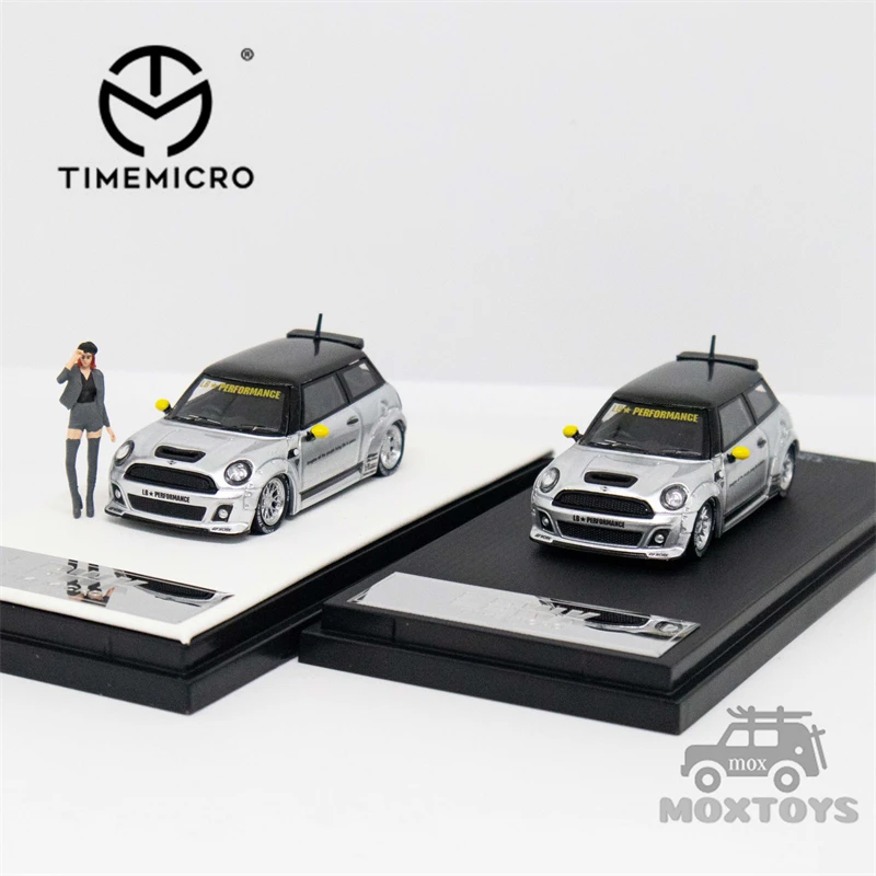 Time Micro 1:64 Lbwk-Mini Modello Di Auto Pressofuso In Argento Elettroluminescente