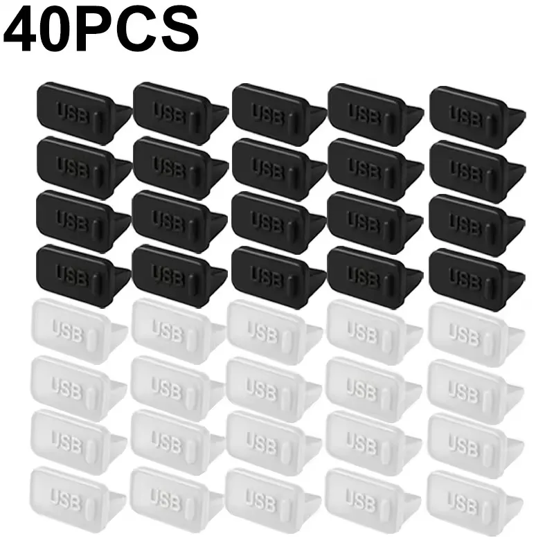 Silicone Dustproof Caps for USB Charging Ports - Protective Dust Plugs for Laptops and Notebooks