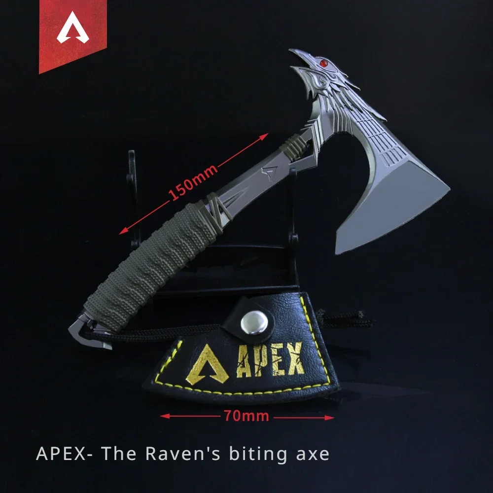 

APEX Game Peripheral 15CM Raven Bite Axe Weapon Prop Model Anime Cosplay Weapon Martial Arts Weapons Apex Legends Toy Sword