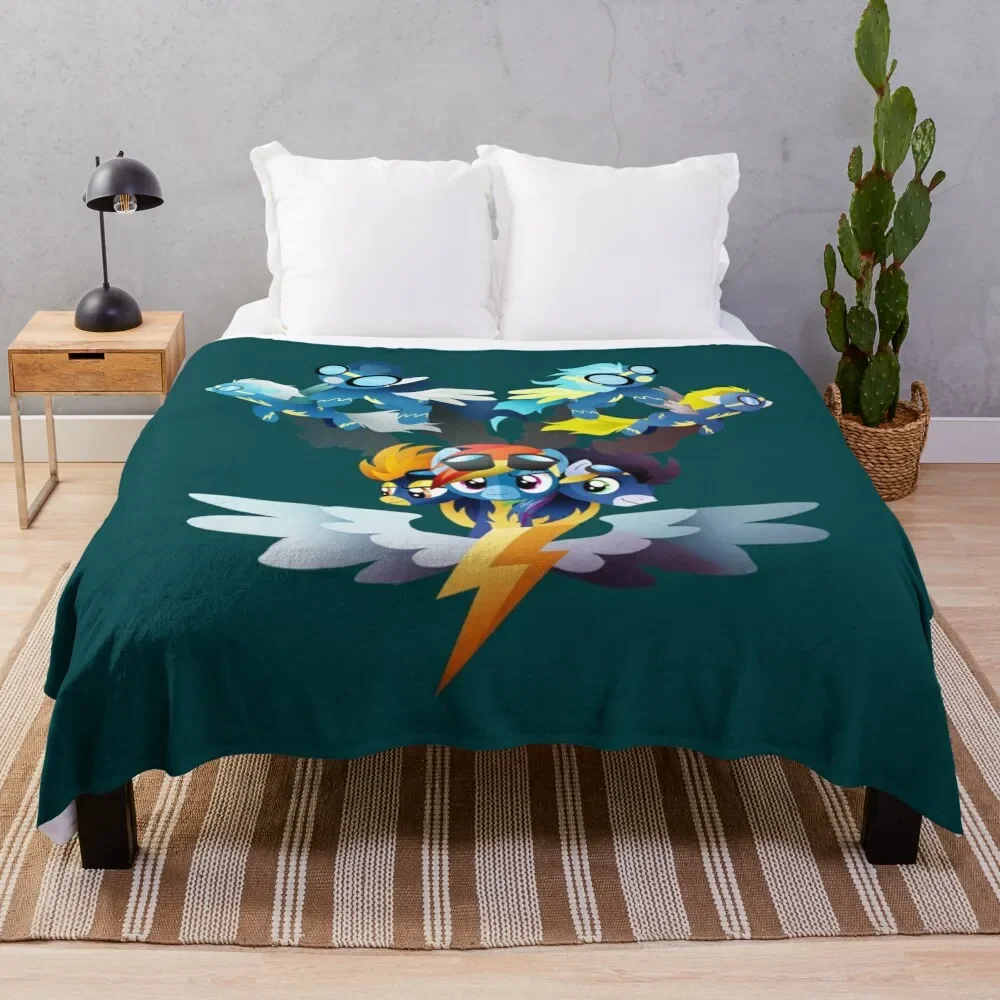 

The Wonderbolts Throw Blanket Soft Plush Plaid Sofas for babies Blankets