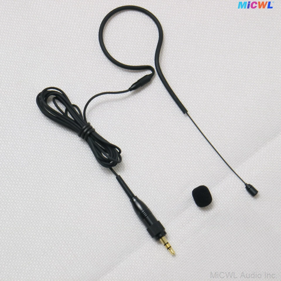 Microfono Headset Shure Compatibile Microfono Auricolare Sujeetec SJ-118 - Doppio Gancio Orecchio, Mini XLR TA4F, Per Shure Wireless Microfono Teatro Podcast - Foto 4