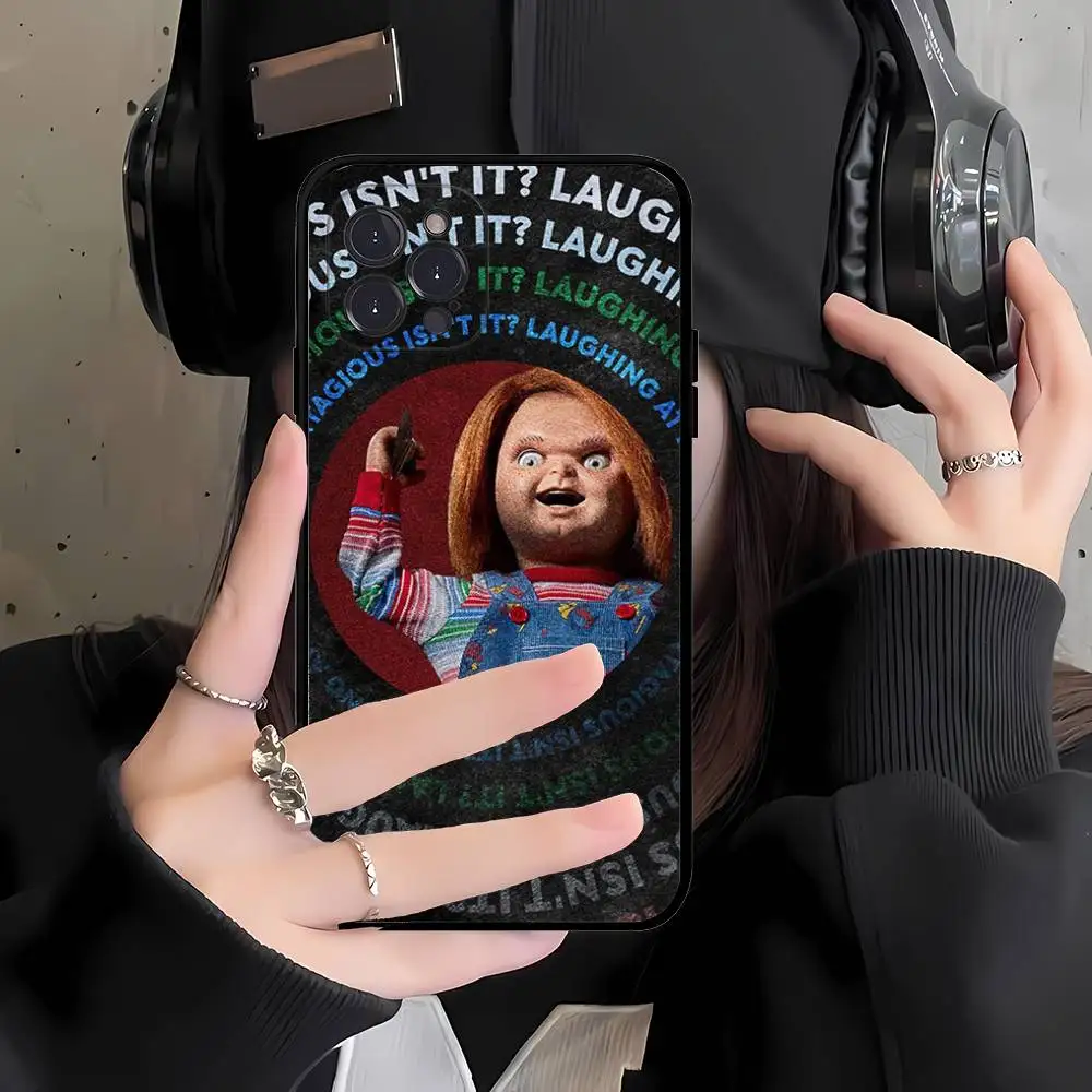 Horror Movie-Inspired Chucky Doll Soft Silicone Phone Case Cover