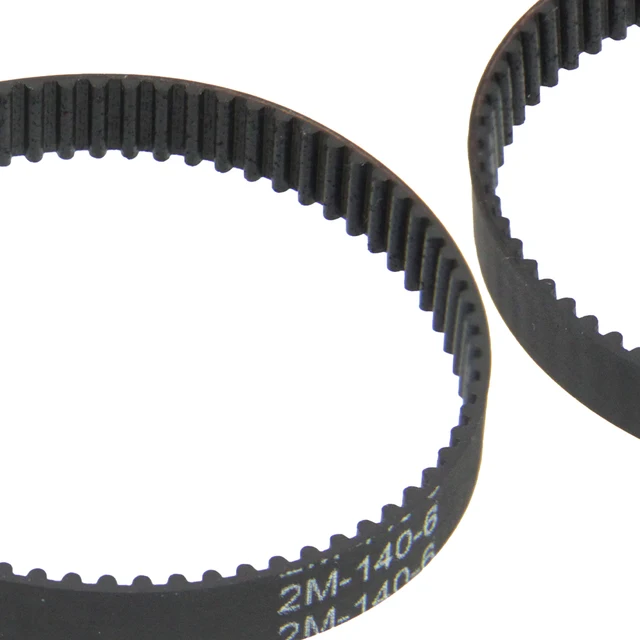 2 Pezzi Cinghia Di Distribuzione 2GT/2M - Larghezza 6mm, Perimetro 140-180mm, Per Aspirapolvere - Foto 7