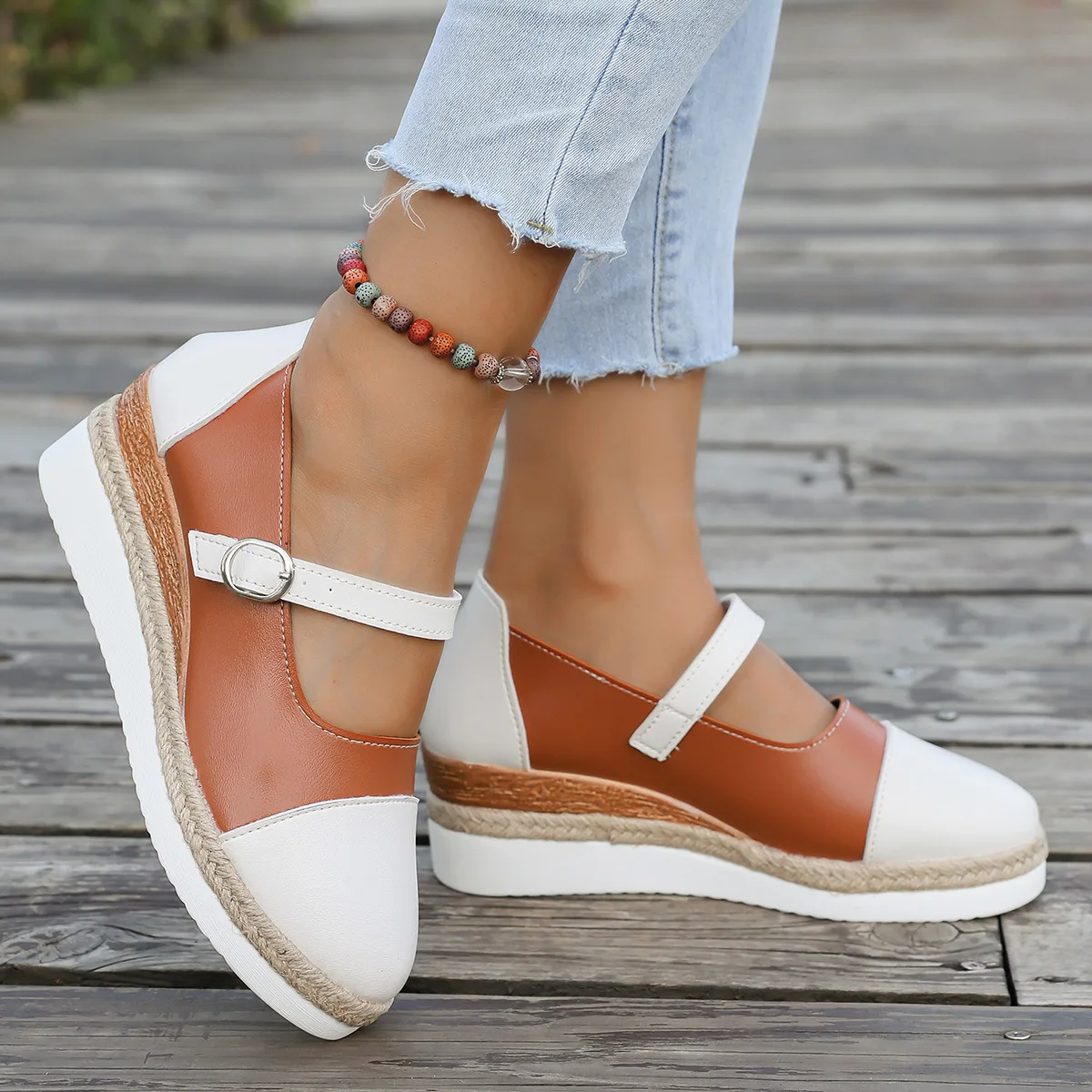 Women's Platform Flats Sneakers Comfortable Large Size Casual Shoes Spring Autumn Pointed Toe Female Footwear