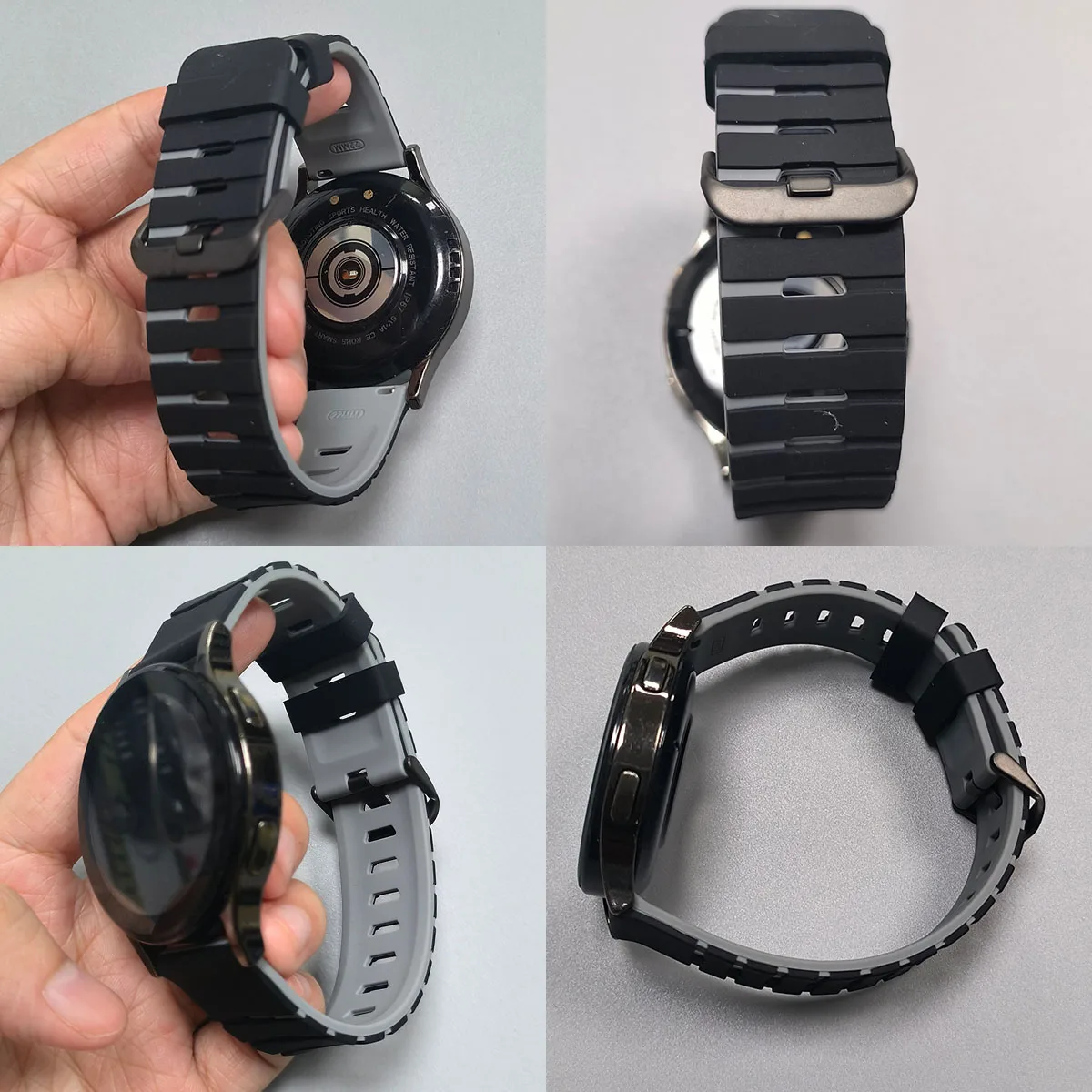 Versatile Silicone Watch Band - 22mm Adjustable Sport Strap