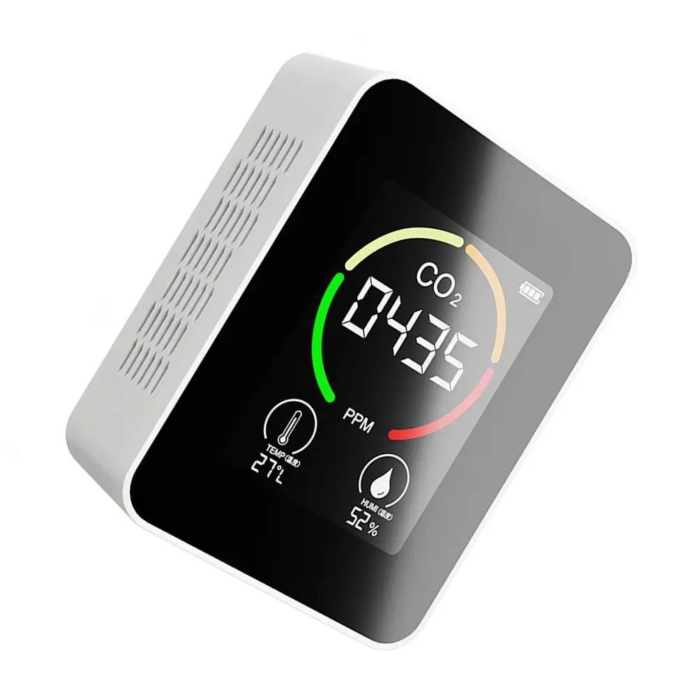 Co2 Detection Gas Analyzer Humidity Temperature Tester Carbon Dioxide Detector Detectors