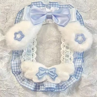 K-Pop Kawaii Handmade Lace Photocard Toploader Card Case Holder Keychain Fans Photo Protective Cover Cute Lolita Badge Ornament 2