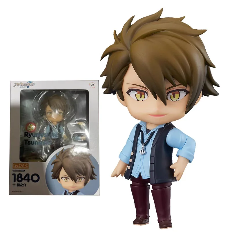 

In Stock Original GOOD SMILE NENDOROID GSC 1840 Ryunosuke Tsunashi Idolish7 Anime Anime Figure Model Collecile Action Toys Gifts