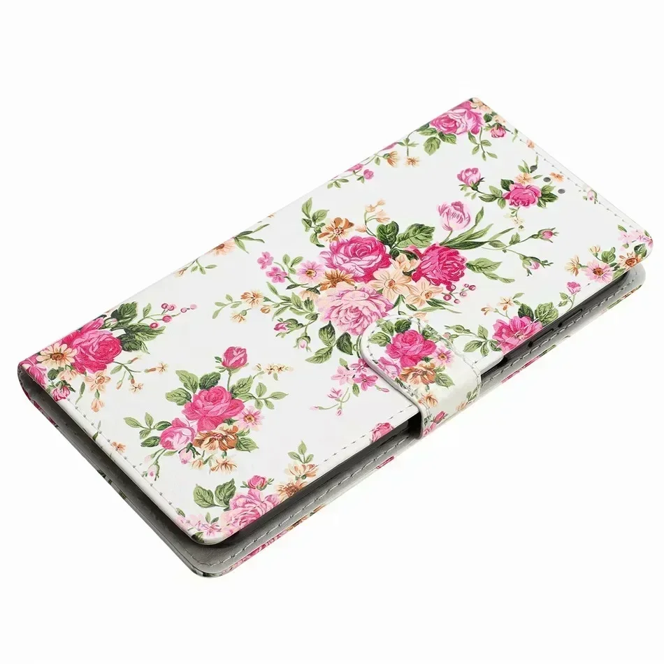 Charming Hand-Painted Floral Phone Case Cover
