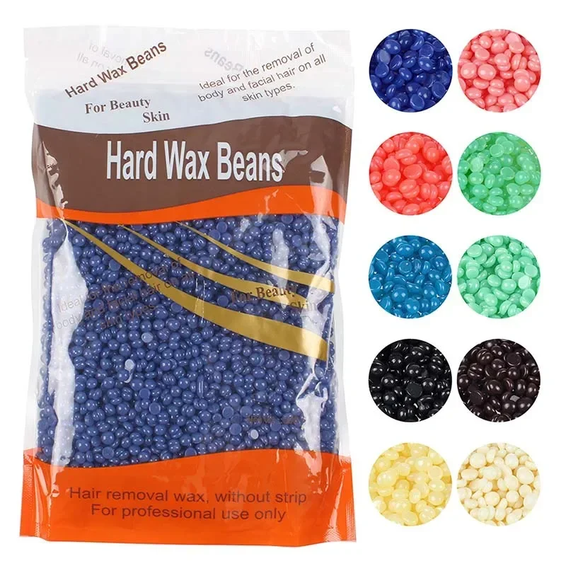 

100g Hair Removal Unisex Wax Beans Hot Film Hard Wax Depilatory Hard Hair Removal Bean Waxing Bikini Face Legs Body