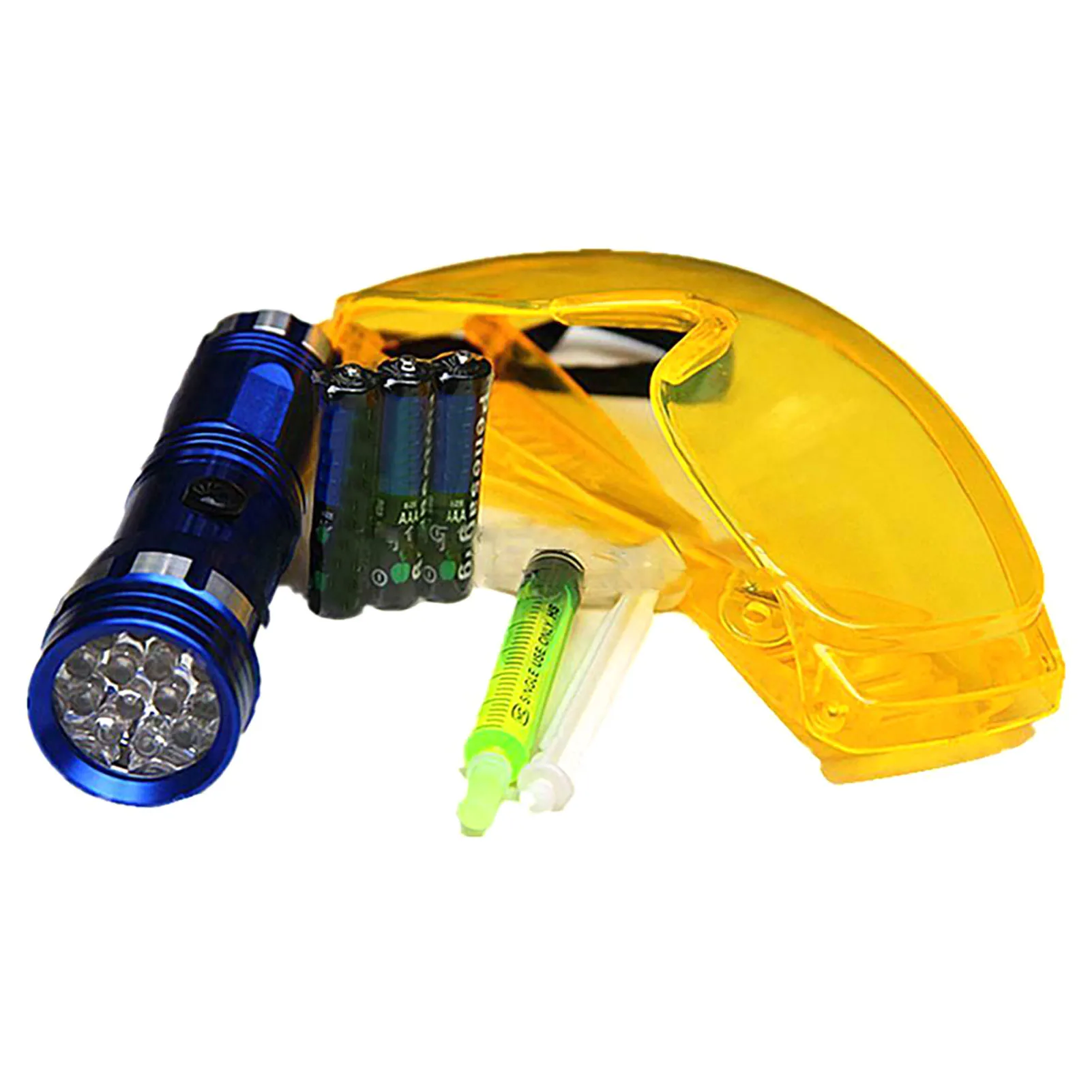 

Air Conditioning Leak Detection Kit for Car A/C Leak Test Detector Kit for Finding Fluid-Based Vehicle Leaks
