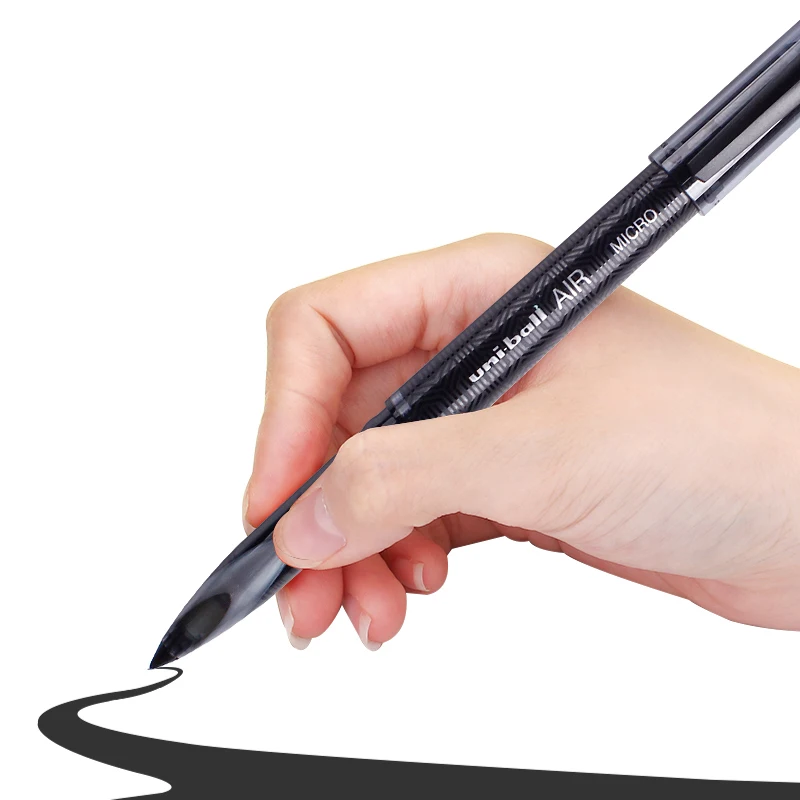 Japan Uni ball AIR Straight Liquid Gel Pens 0.5mm/0.7mm Ink Control Signature for School Office Supplies