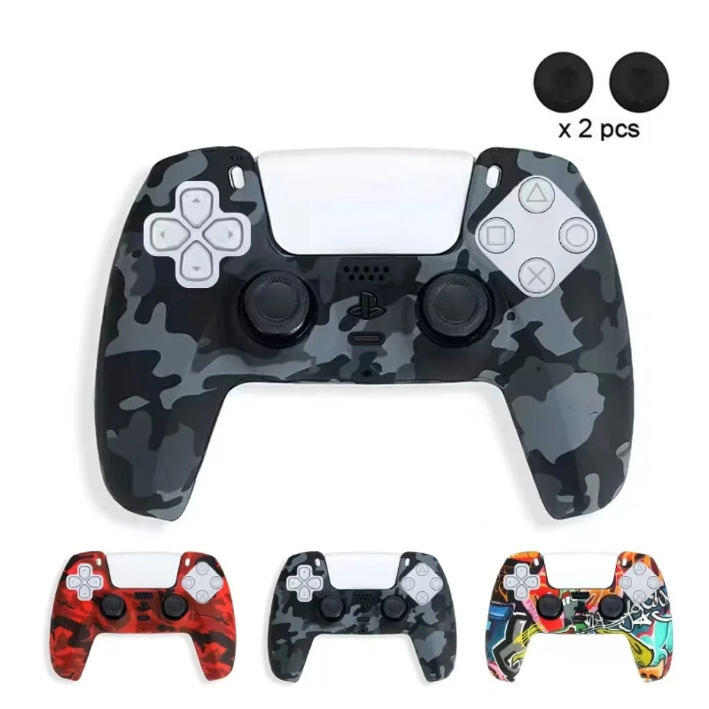 Camo Protective Skin Cover for SONY Playstation 5