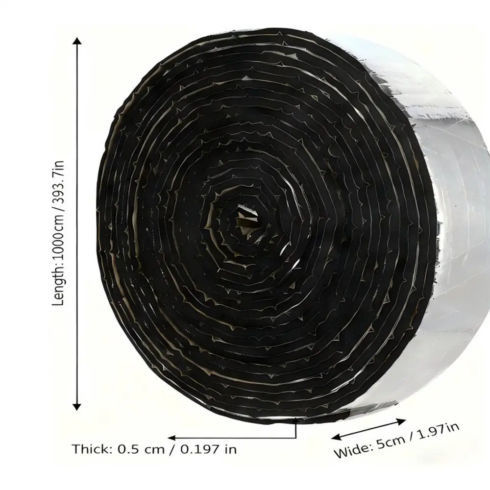 Ізоляційна плівка для труб Оздоблення з алюмінієвої фольги Захист від замерзання Ізоляційна плівка Водонепроникна для зовнішньої холодної гарячої води Захист труб