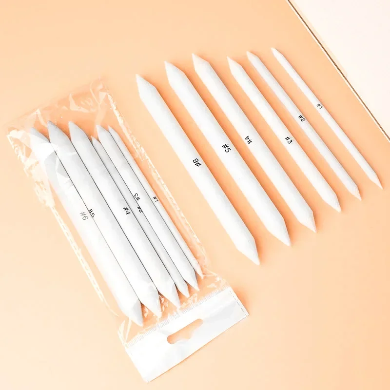 새로운 종이 아트 드로잉 연필 그루터기 스케치 파스텔 블렌딩 스머지 토틸론 그림자 어두운 영역 스톰프 컬러 페인트 브러시, 세트 당 3 개, 6 개