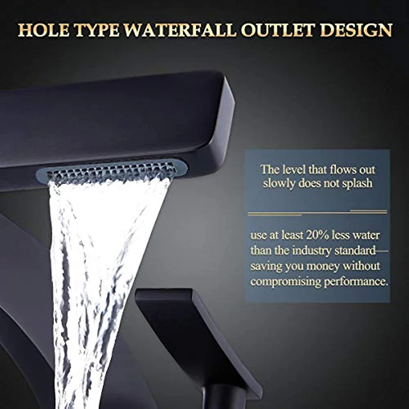 Brushed Gold&Black Faucet Bathroom Sink Faucets Hot Cold Water Mixer Crane Deck Mounted Single Hole Bath Tap Chrome Finished basin faucet,bathroom faucet
