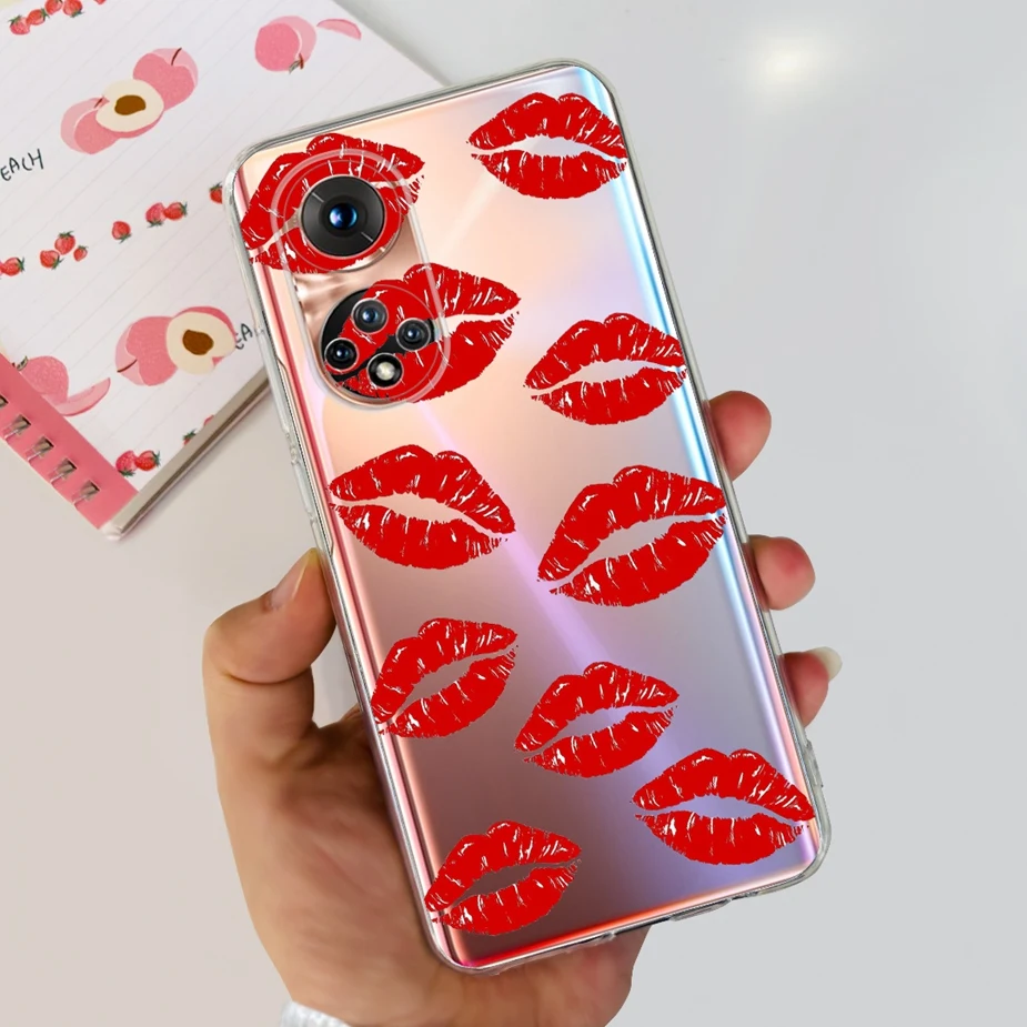 Clear Silicone Soft Slim Phone Case with Fashion Painted Design