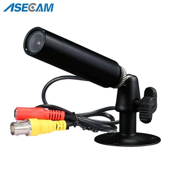 3MP AHD 미니 CCTV 카메라 별빛 방수 작은 검은 금속 총알 거리 큰 각도 3.6MM 렌즈 감시 카메라, 스타라이트 카메라