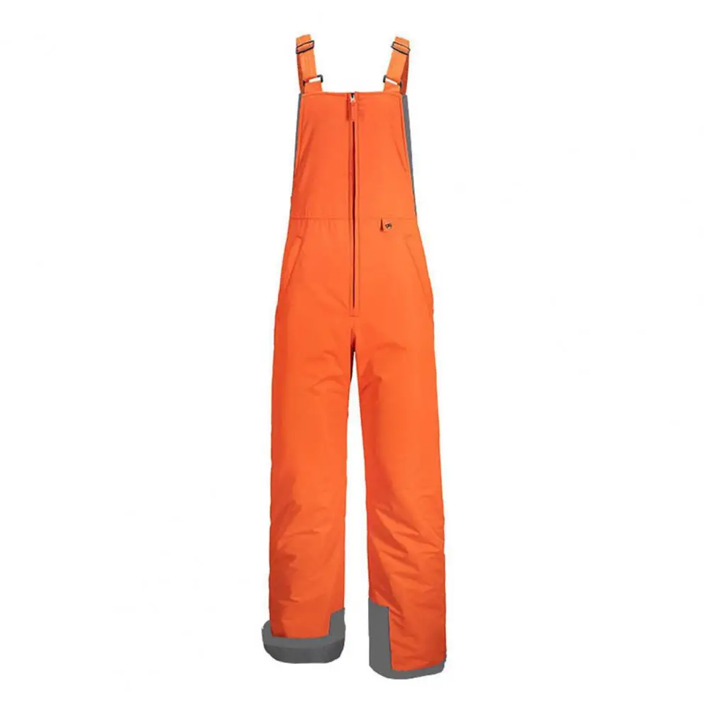 Pantalon de Ski isolé unisexe, salopette de Ski imperméable avec fermeture éclair sur le devant, coupe-vent, pantalon de neige d'hiver pour hommes et femmes