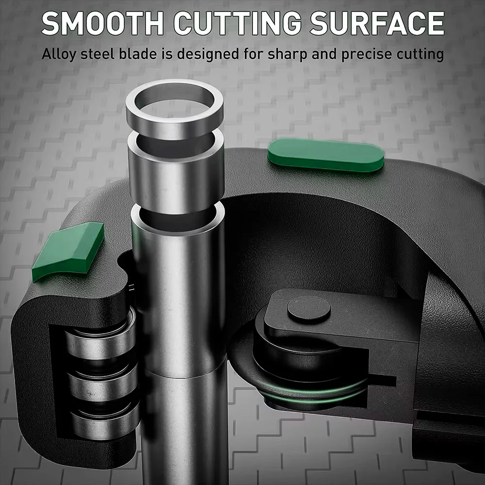 Tagliatubi Per Tubi In Rame, Acciaio E PVC - Set Con Sbavatore, Diametro 5-50mm, Per Idraulica E Fai Da Te - Foto 9