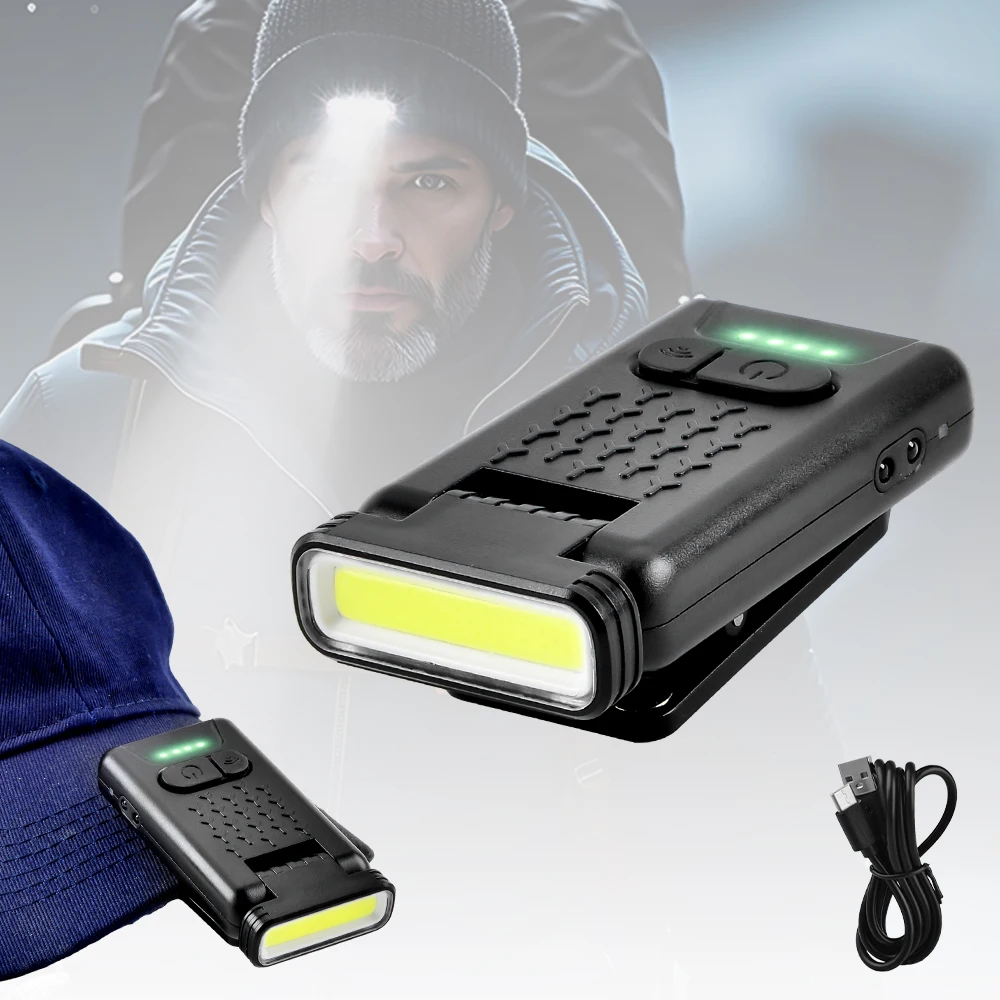 Lampe Frontale LED Rechargeable, Lampe Frontale Légère et étanche avec