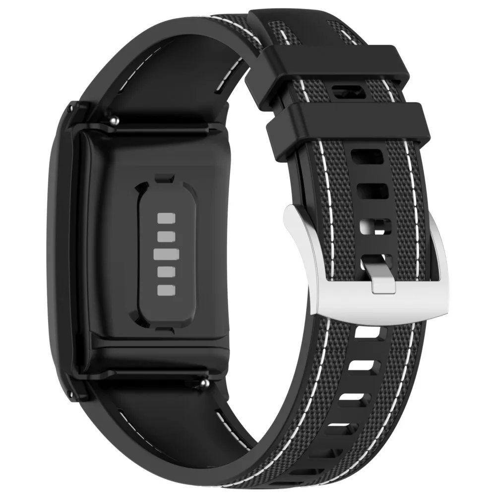 Braided Nylon & Silicone Sport Strap - Adjustable Bracelet Accessory