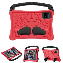 Children's Shockproof EVA Stand Case with Handle - Boxing Champion Design for Xiaomi Pad 5 11inch (Red Black)