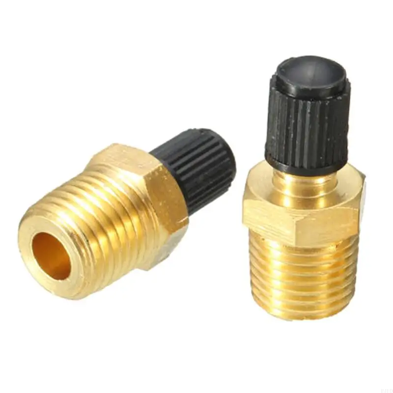 New 1/4" NPT Brass Air Compressor for Tank Fill for Valve Schrader Brass Valves & Pa