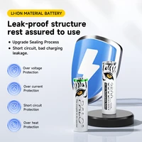 PALO 1.5V AA Li-ion Rechargeable Battery 3500mWh Lithium 2A Batteries With 1.5V AA AAA Li-ion Battery Intelligent Charger Box 5