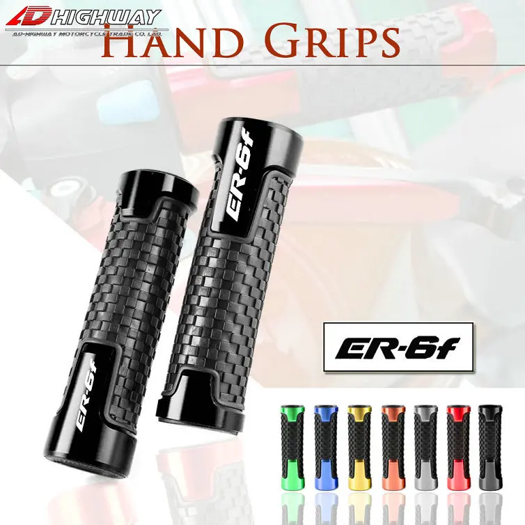 

Motorcycle Accessories Handlebar Grips for Kawasaki ER6F ER-6F 2006-2018 2011 2012 2013 2014 2015 2016 2017 Moto Handle Bar Grip