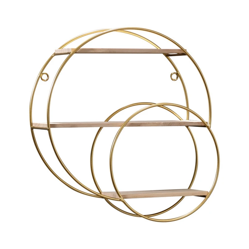 Coffee Shop Decoration Wall Mounted Shelves Without Wood Board Hanging Rack Home Storage Basket Plant Flower Holder Organizer 6