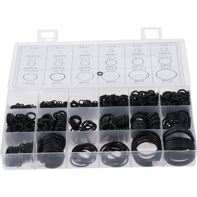 770pcs Rubber O Ring Assortment Kits 18 Sizes Sealing Gasket