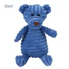 Corduroy Dog Toys for Small Large Dogs Animal Plush Dog Squeaky Toy Puppy Chew Toys Bite Resistant Pet Toy For Dogs Squeaker 4