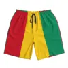 Jamaican Lion Flag Gym Shorts Summer Cool Printing Classic Beach Shorts Male Sports Surf Breathable Custom DIY Beach Trunks 4
