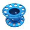 Mini Blank Aluminum Alloy Diving Finger Spool Tech Wreck Cave Reel Dive Diver Freediving Line Guide Reel Holder For DIY 15M line 6