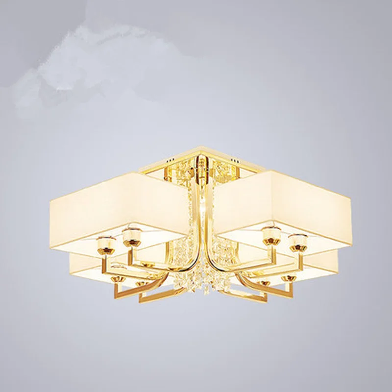 

Modern Lustre Crystal Led Chandeliers Lighting Gold Metal Living Room Led Ceiling Chandelier Lights Bedroom Chandelier Fixtures