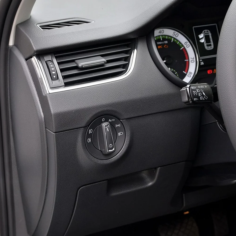 Octavia Auto Vorne Mitte Dashboard Links Rechts Mitte AC Vent Grille Air Vent Panel Abdeckung Für Skoda 2013-2021 5E0820951C – Detail 21