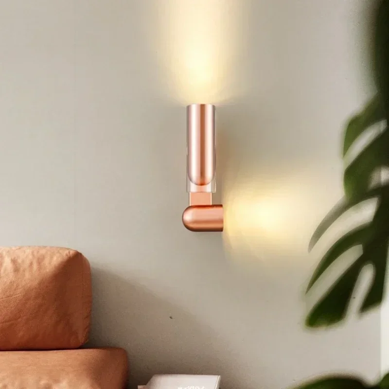 Modern Nordic Wall Lamp Home Interior Decoration Rotating Adjustable Led Lights Bedroom Living Room Corridor Hotel Lampe Salon 4