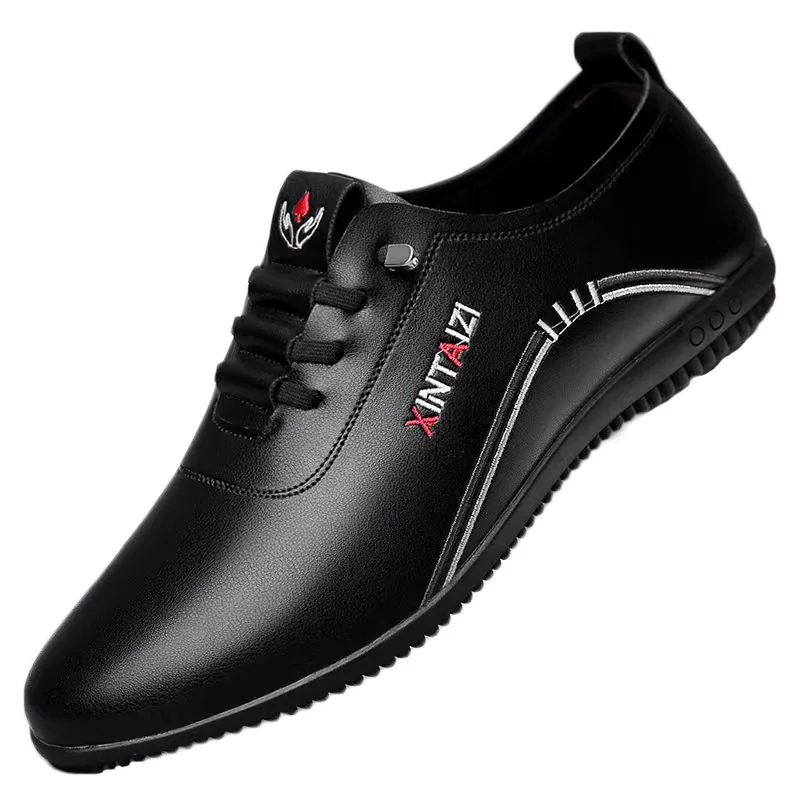Discount Low Price Shoes Men's Casual Leather Shoes Soft Sole Tenis Masculino Designer Driving Men's