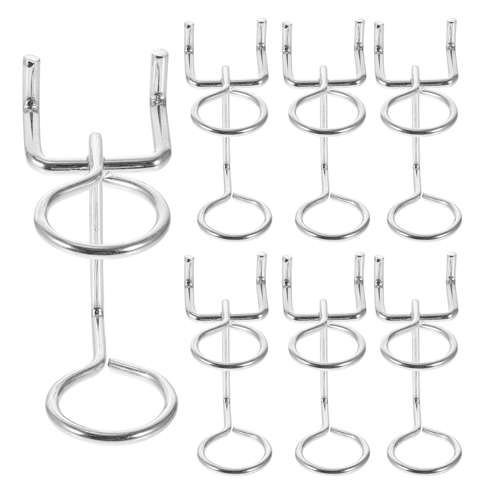 

10 Pcs Holder Accessory Pegboard Holders Dual-ring Tool Holders