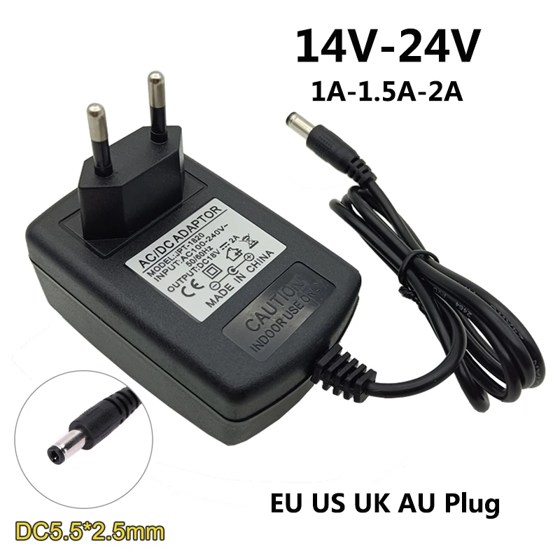 14V-15V-16V-24-Volt-Gleichstrom-versorgung-17V-18V-20V-22V-Universal ...