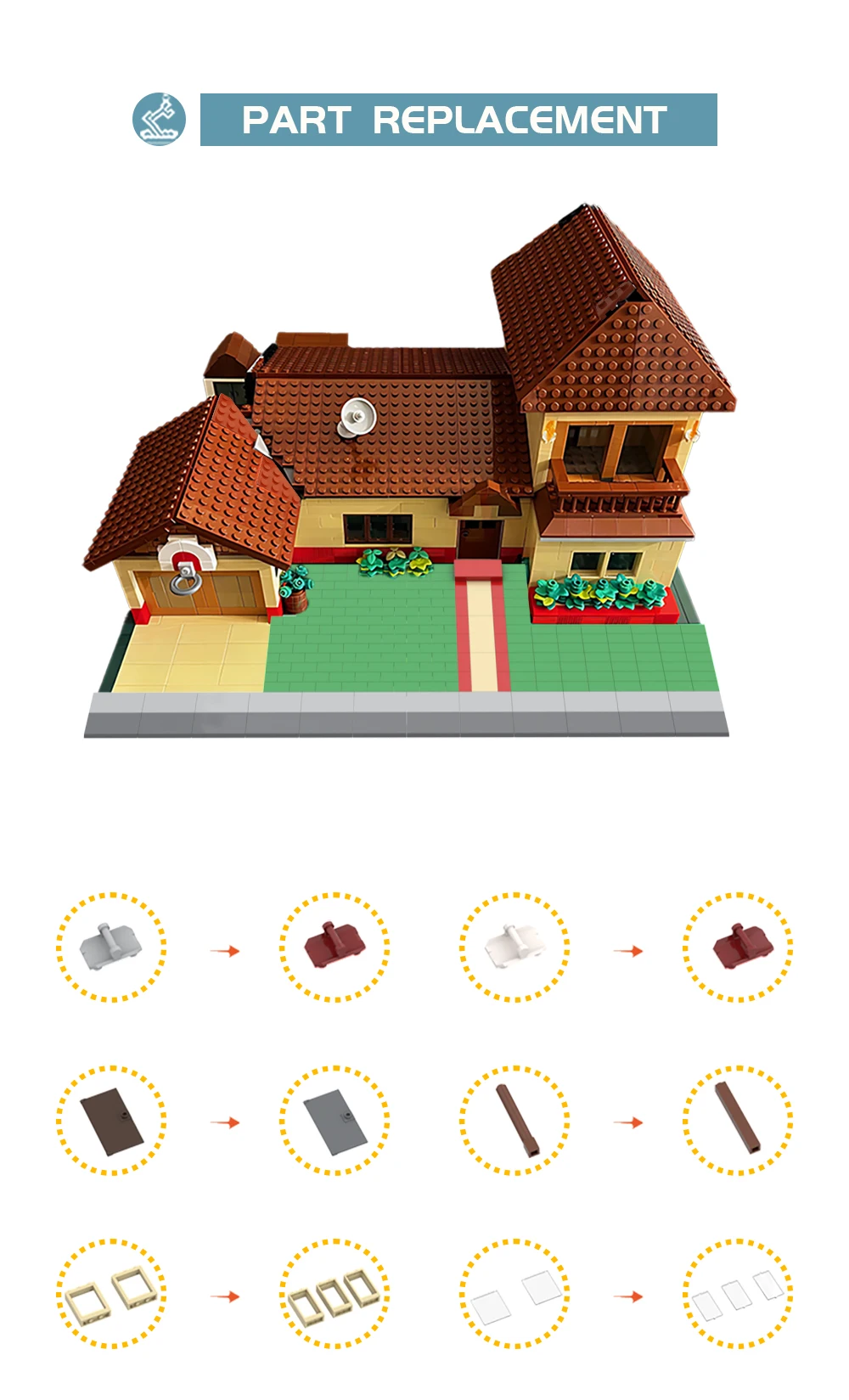 MOC-84562 Série Architecture Salle du Parlement Bloc de Construction Modèle  Petite Particule Jouet Éducatif Adulte Compatible