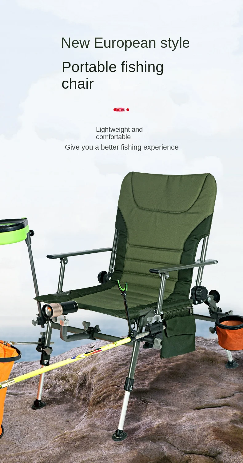 Multifunctional Fishing Chair, Fishing Chair, All Terrain Foldable