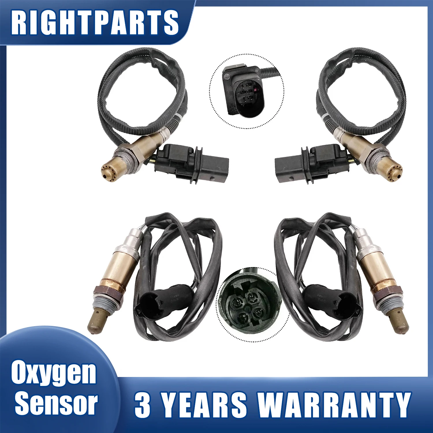 

Upstream+Downstream Lambda Oxygen O2 Sensor 234-5107 234-4683 For BMW 330Ci 330i 325Ci 525i 530i X3 2004 2005 2006 2.5L 3.0L