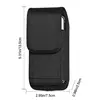 Mobile Phone Waist Bag Men Women Small Nylon Cell Phone Holster Storage Waist Fanny Pack Purse With Belt Loops Bum Bag 4 Size 6
